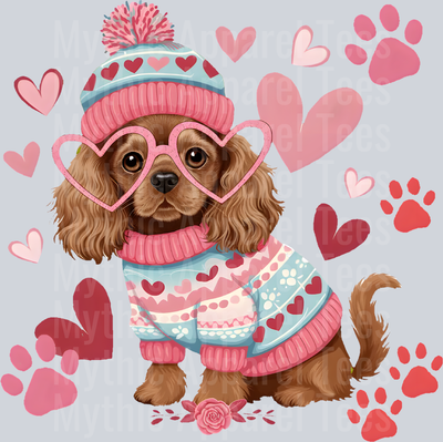 cockerspanial Dog Valentines Day