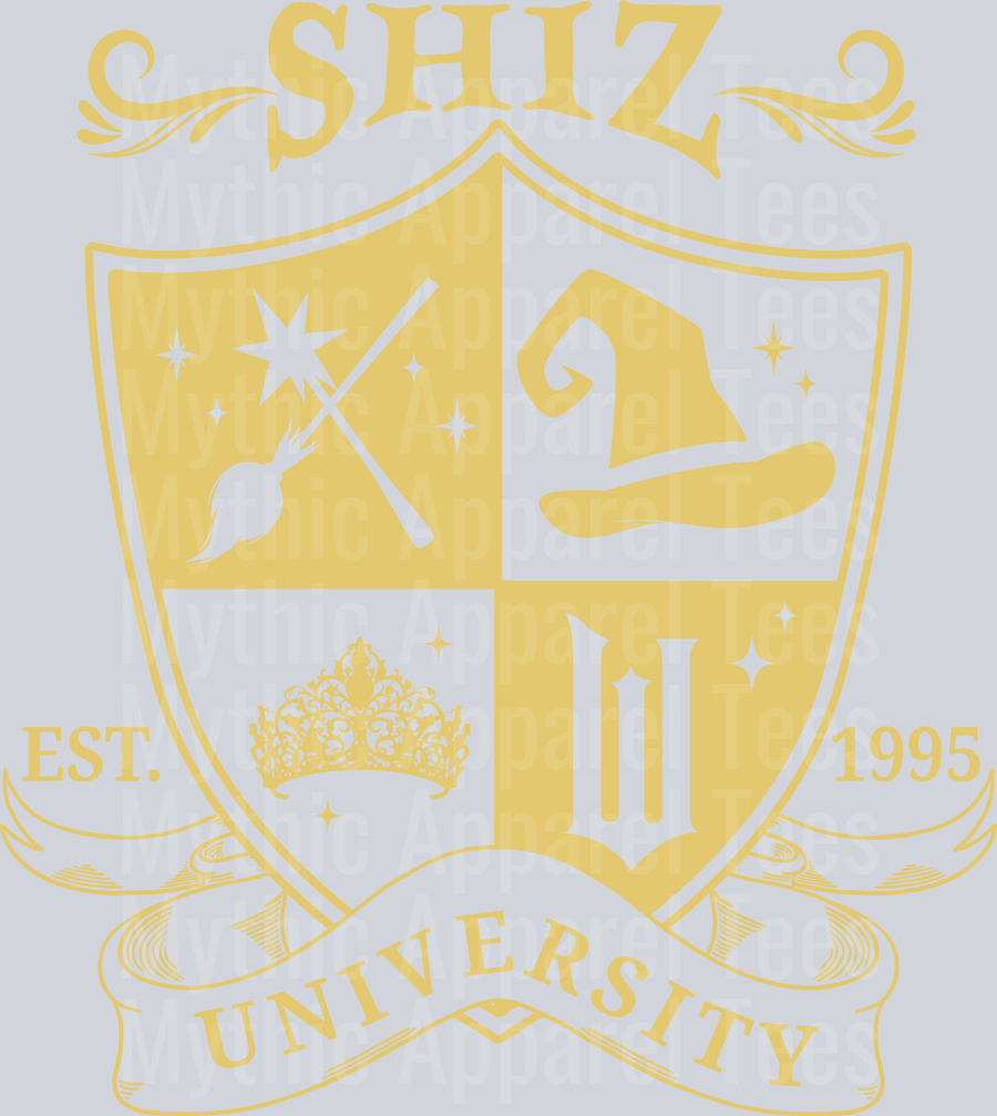 Shitz University Wicked Movie yellow DTF Wicked Transfers