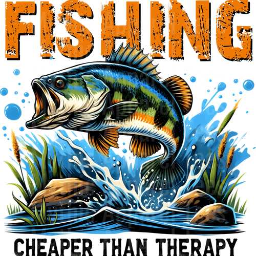 Fishing DTF Transfer
