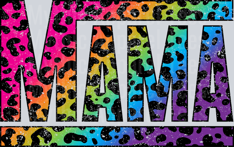 Rainbow Leopard Mama