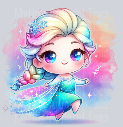 Elsa Disney Princess Colorful Pop Art Pop Culture Cosmic style