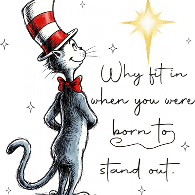 Dr Suess DTF Transfer