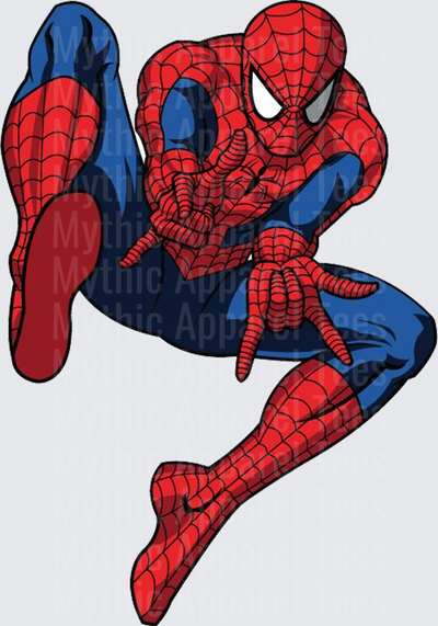 Marvel Super Heroes Spider-Man Classic Red Blue Suit Leap Pose