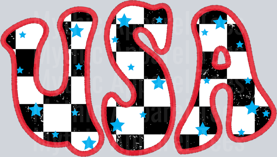 USA_Checkered