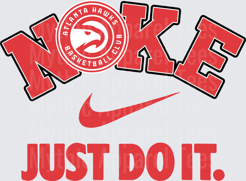 NIKE NBA Teams Atlanta Hawks Just Do It Swoosh Logo