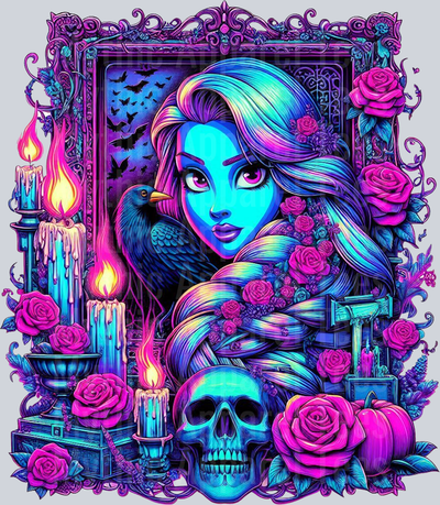 Rapunzel2 Disney Princess Tarot Card