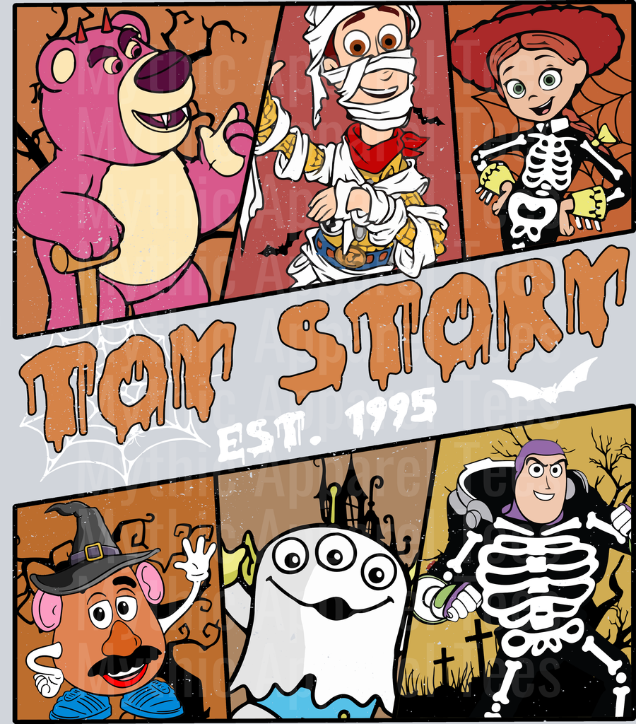 Spooky Toy story Halloween design 2 DTF Disney Transfers