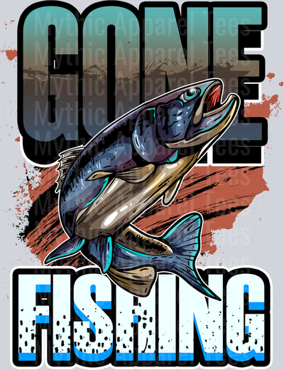 1.  GONE FISHING DTF Fishing Transfers