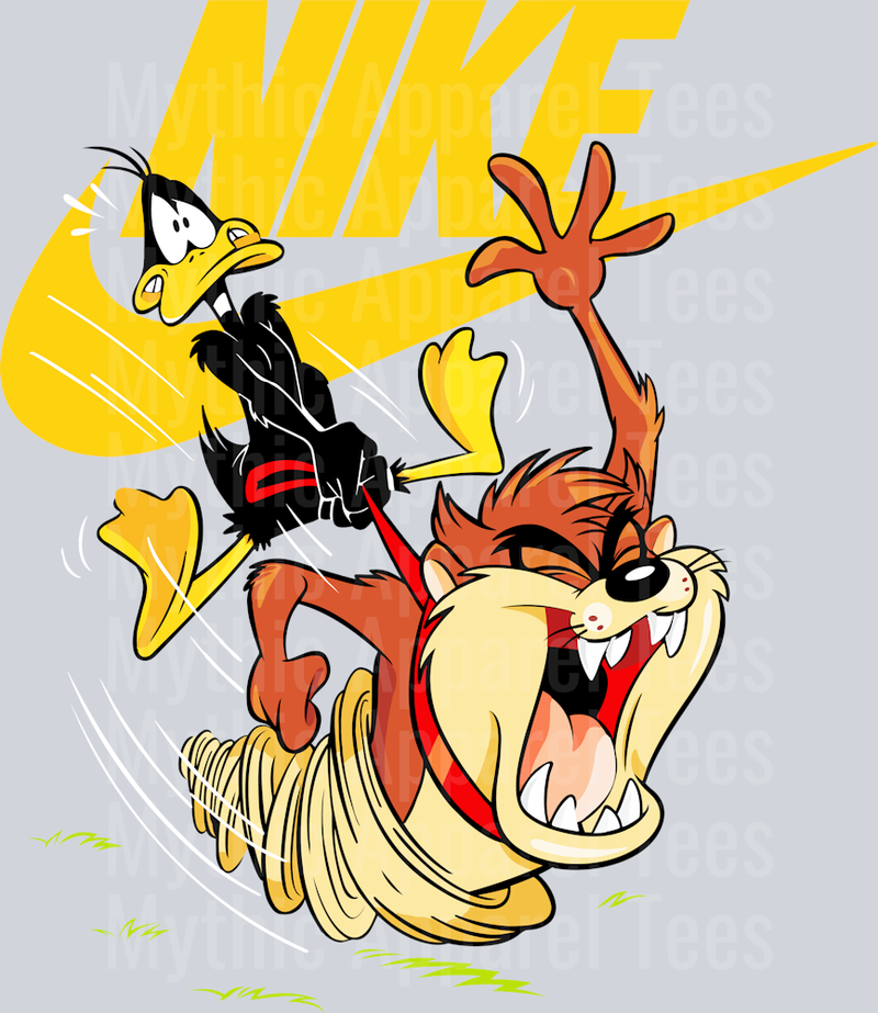 TAZ 2 JUST DO IT DTF Nike Transfers