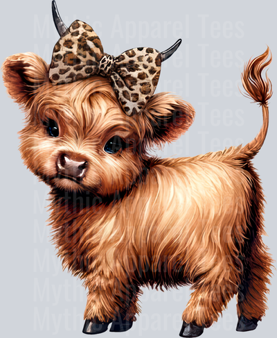 Boojee Highland Cow 22 DTF Boojee Highland Cow Transfers