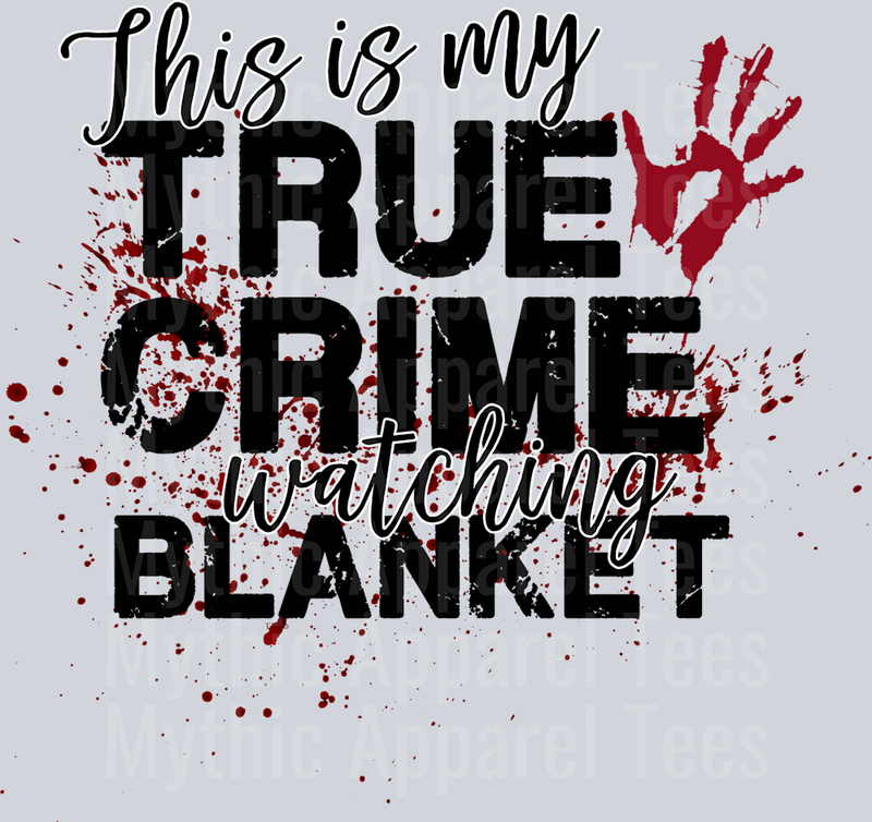 True Crime Blanket Plain