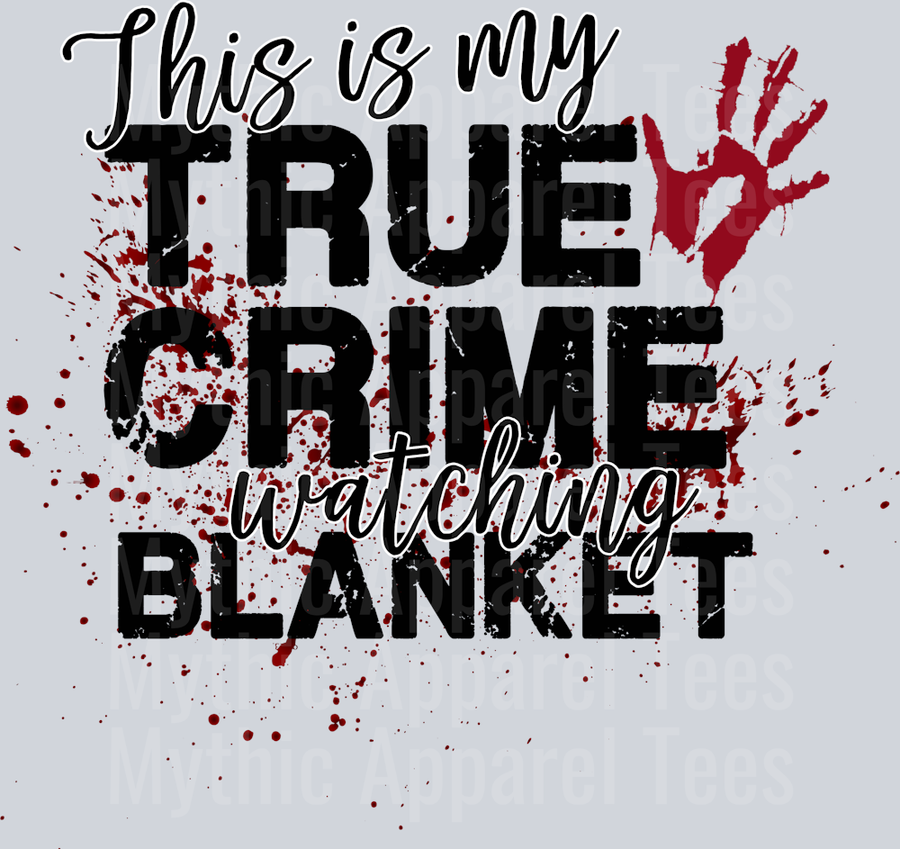 True Crime Blanket Plain