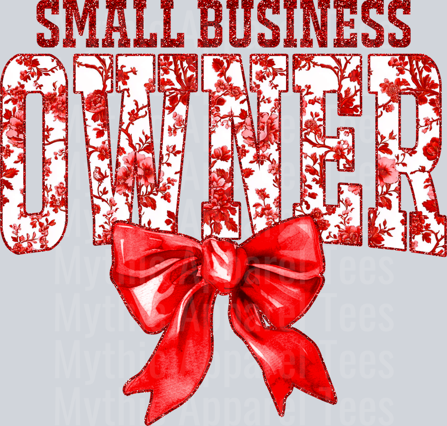 Red Small Business Owner