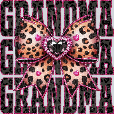 Leopard Bow Grandma
