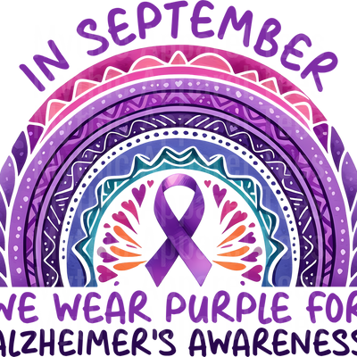 Alzheimer's Awareness DTF Transfer