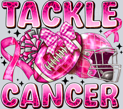 Tackle Cancer Football Breast Cancer Awareness