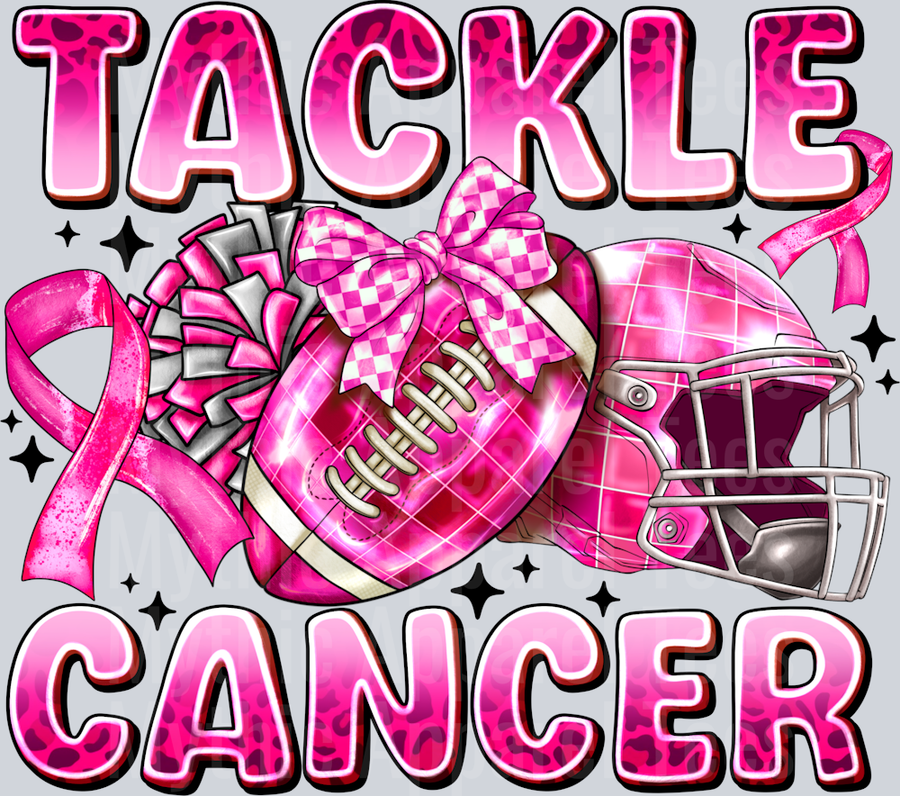 Tackle Cancer Football Breast Cancer Awareness