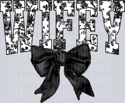 Black Toile Wifey