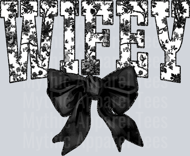 Black Toile Wifey