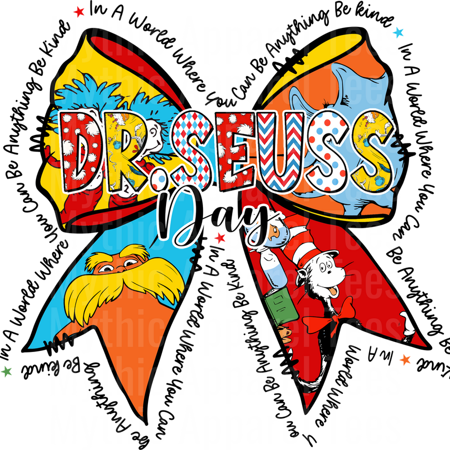 Dr Suess DTF Transfer