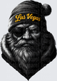 NFL Mascots Las Vegas Raiders Bad Santa Black Beanie Sunglasses