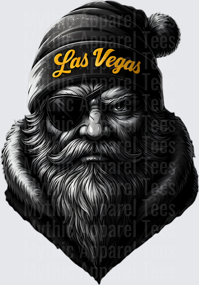 NFL Mascots Las Vegas Raiders Bad Santa Black Beanie Sunglasses
