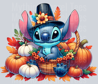 Stitch Thanksgiving 1 DTF Stitch Thanksgiving Transfers
