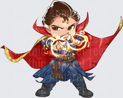 Marvel Super Heroes Chibi Doctor Strange Casting Magic Spell