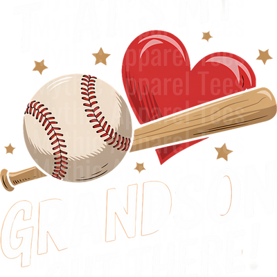Grandma Grandpa Grandparents Baseball DTF Transfer