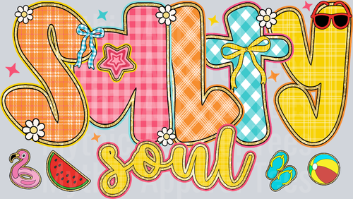 Preppy Salty Soul DTF Summer Transfers