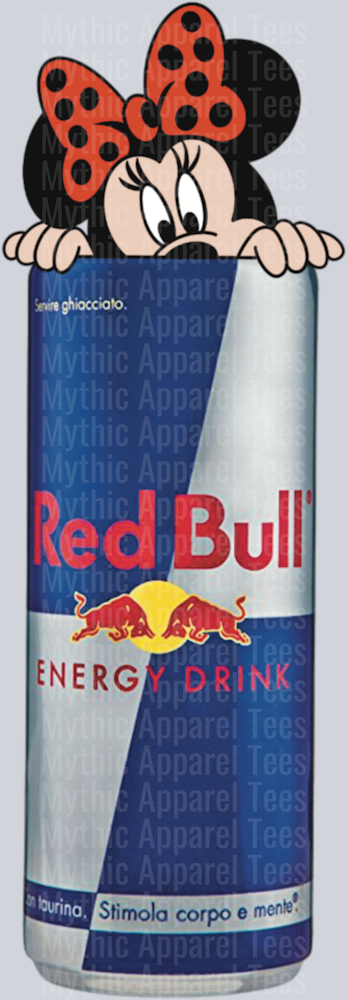 minnie mouse redbull DTF Redbull Transfers