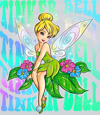 Tinker Bell Disney Stacked Name Disney
