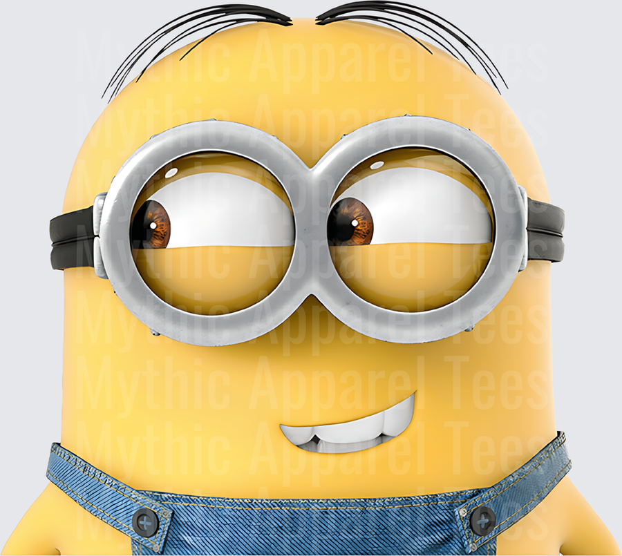 Minnions Dave Two-Eyed Grinning Close-Up Face with Goggles