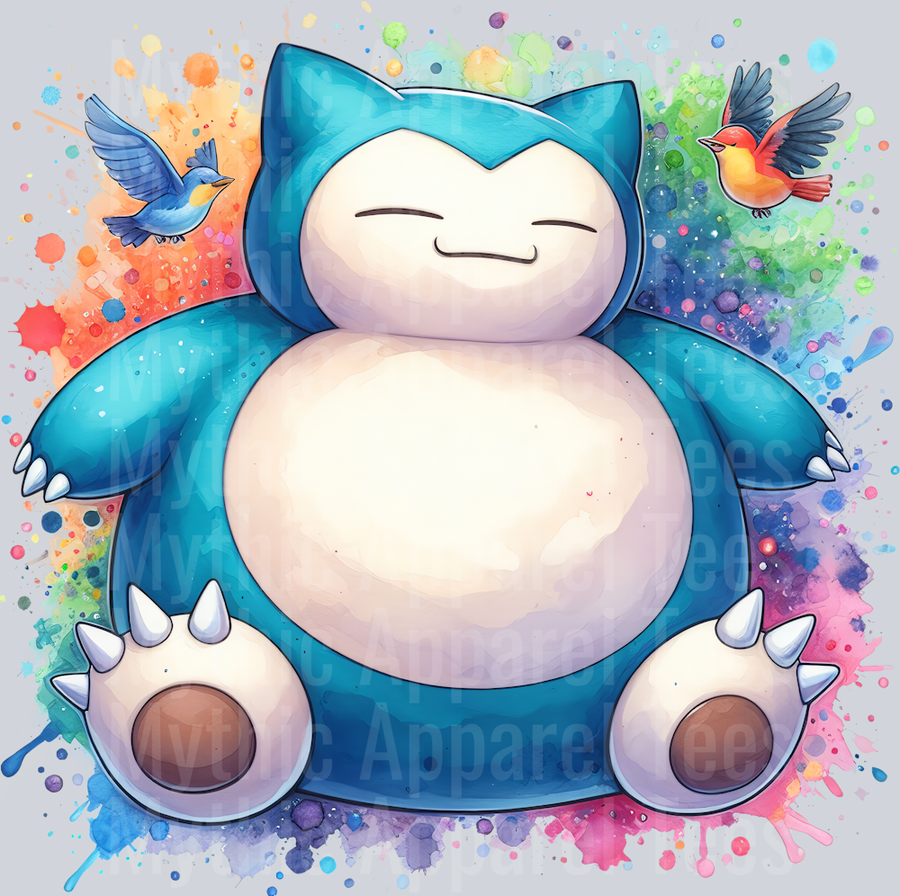 snorlax Color Splash Pokemon Pop Culture