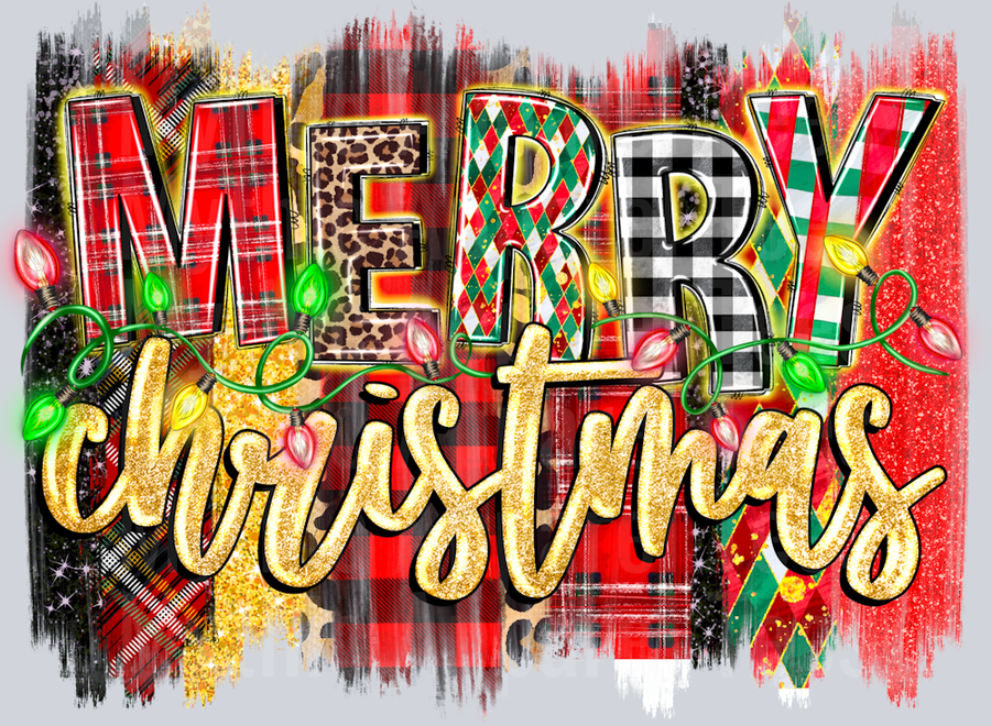 Merry Christmas Brushstroke