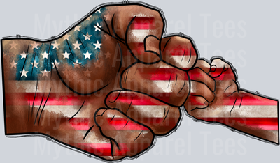 Baby And Dad Punch 4th of july DTF Patriotic Transfers