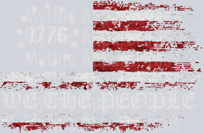 We the people 1776 American Flag DTF Patriotic Transfers