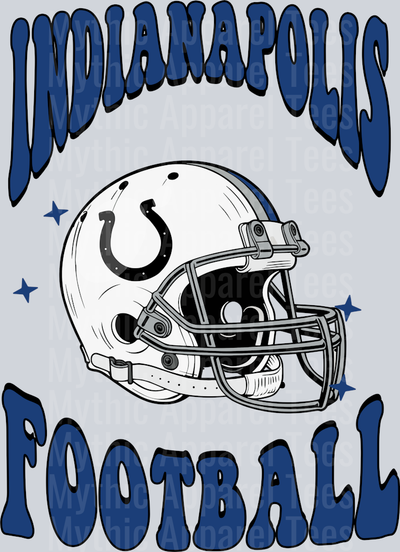 AZ1319 NFL FOOTBALL Indianapolis Colts football custom