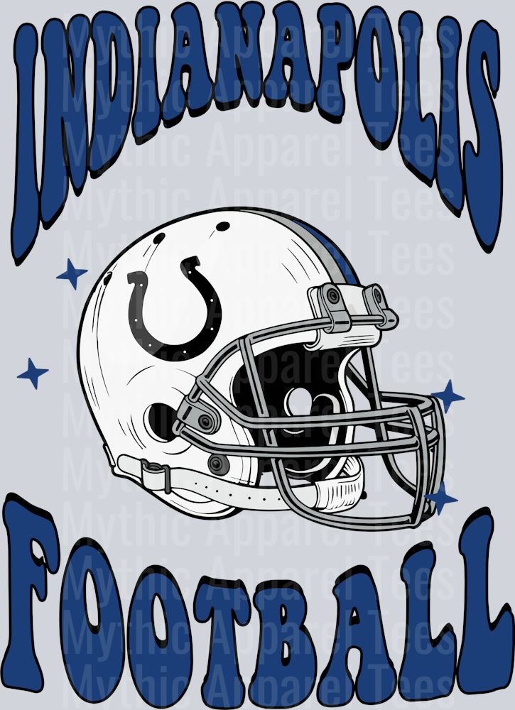 AZ1319 NFL FOOTBALL Indianapolis Colts football custom