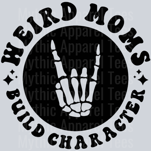 Weird Moms Build Character Pocket Design