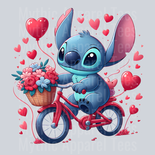 Stitch Valentines Day 3 DTF Stitch Valentine's Day Transfers