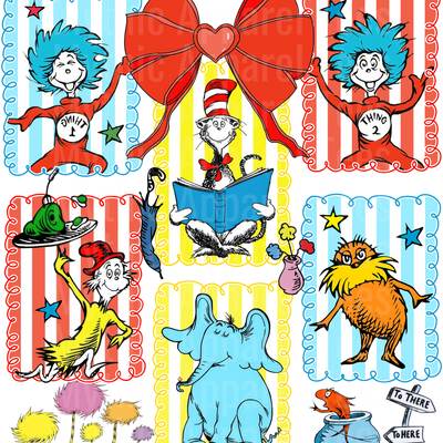 Dr Suess DTF Transfer