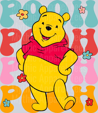 Pooh Winnie the pooh DTF Disney Transfers