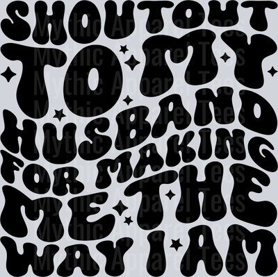 Shoutout To My Husband