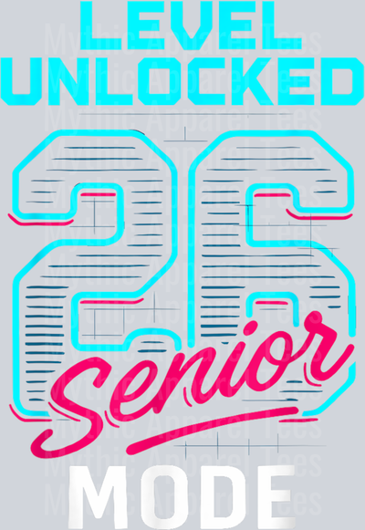 Level Unlocked 2026 Senior Mode Gamer Senior Class of 2026 T-Shirt