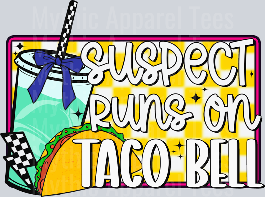Suspect runs on taco bell 2 DTF Suspect Transfers