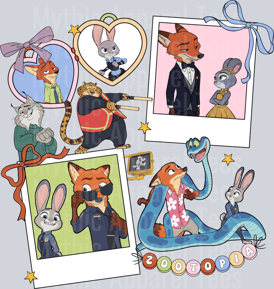 OR 01122025 NHUY Zootopia Disney Bracelet Polaroid style