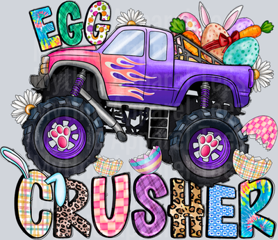 Egg Crusher Monster Truck Western Easter