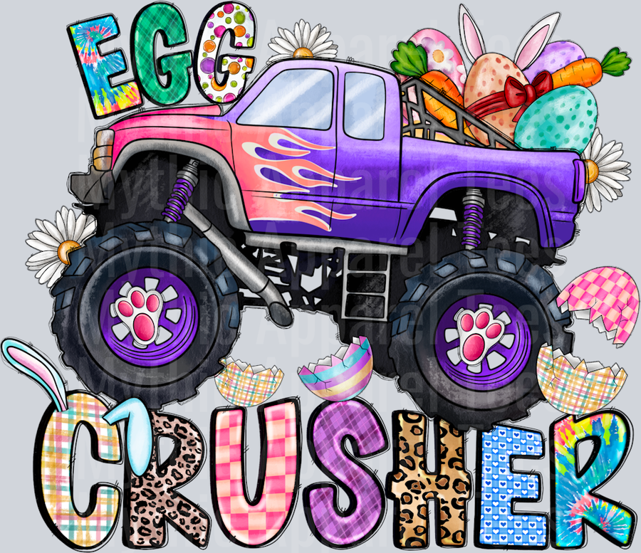 Egg Crusher Monster Truck Western Easter