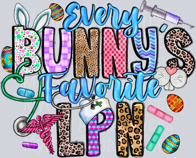 Every Bunny's Favorite LPN Nurse Easter
